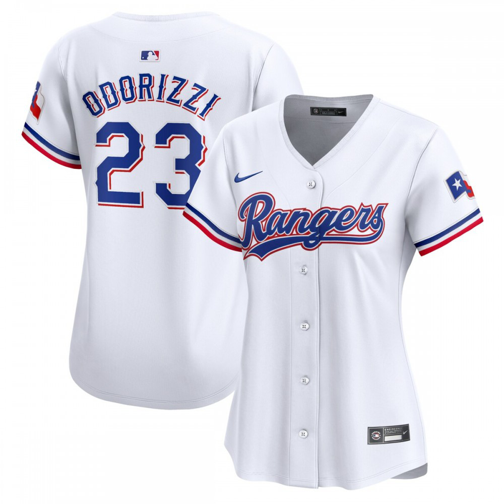 Jake Odorizzi Texas Rangers Women's Home Limited Player Jersey - White-Pro Kit Vault | Brand New 26/27 Sports Jerseys